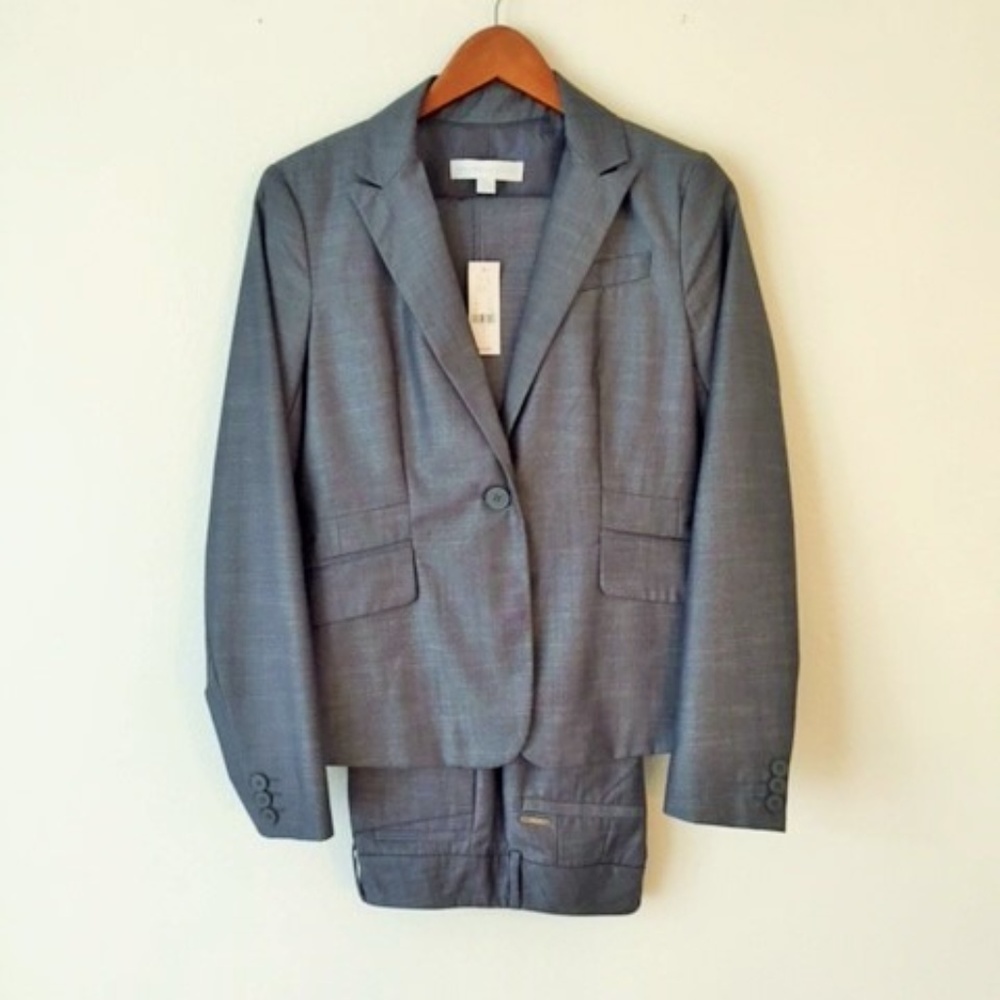 NY&C Pant Suit in Blue-Gray